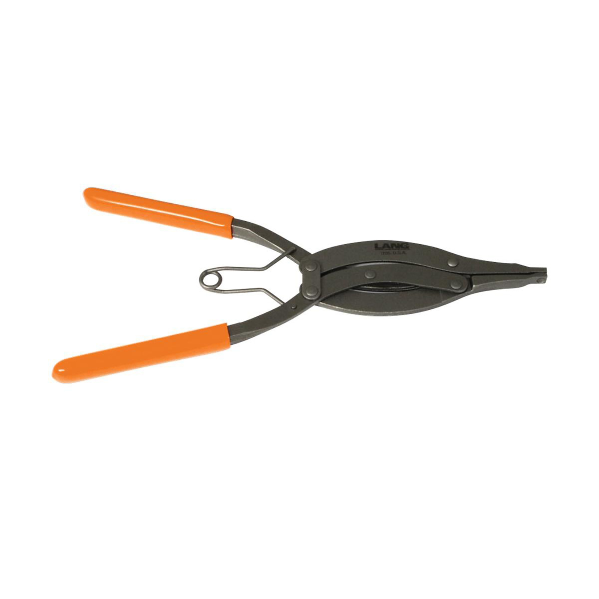 Lang Tools Compound Jaw Lock Ring Pliers — 10in., Knurled Jaws, Cushion Grip Handles, Model# KAS1705